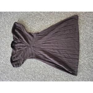 BCBGMAXAZRIA Brown Knit Dress Medium
